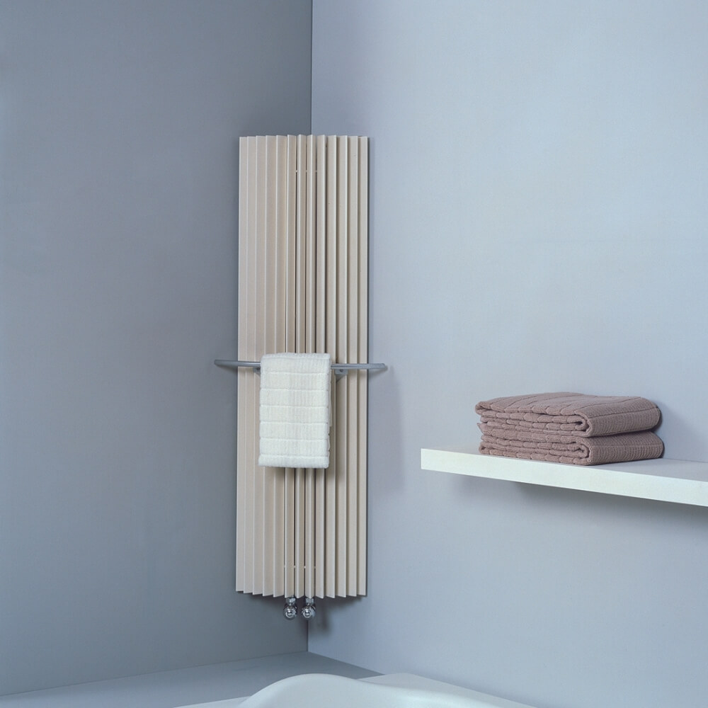 Modern Column Radiator in a corner design