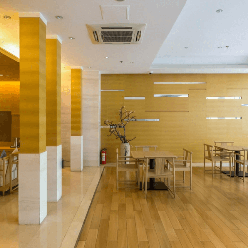 Ceiling Cassette unit in office