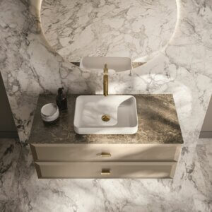 Mako-03-1200-Vanity-Unit-and-Counter basin overhead view