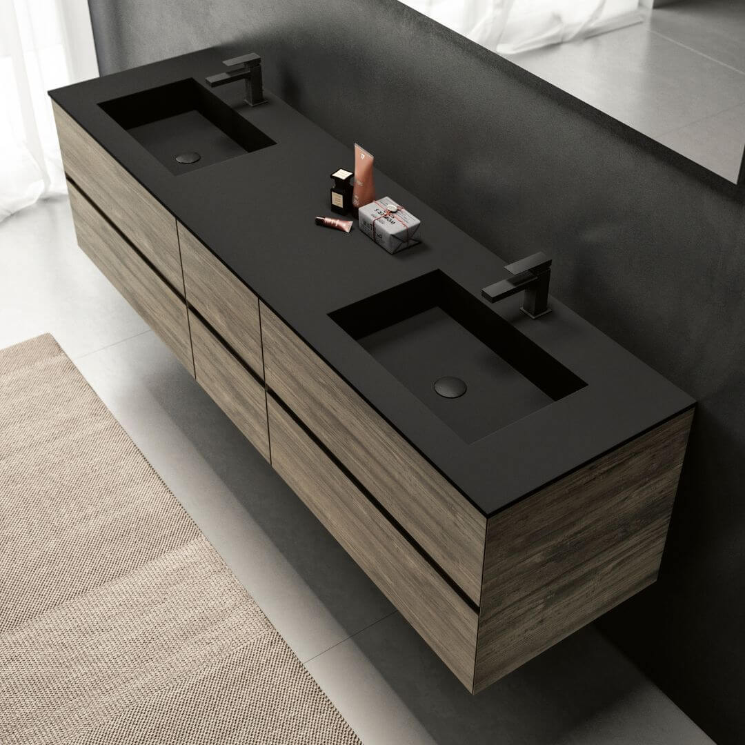 Extreme 01- 1600 Vanity and integrated basin