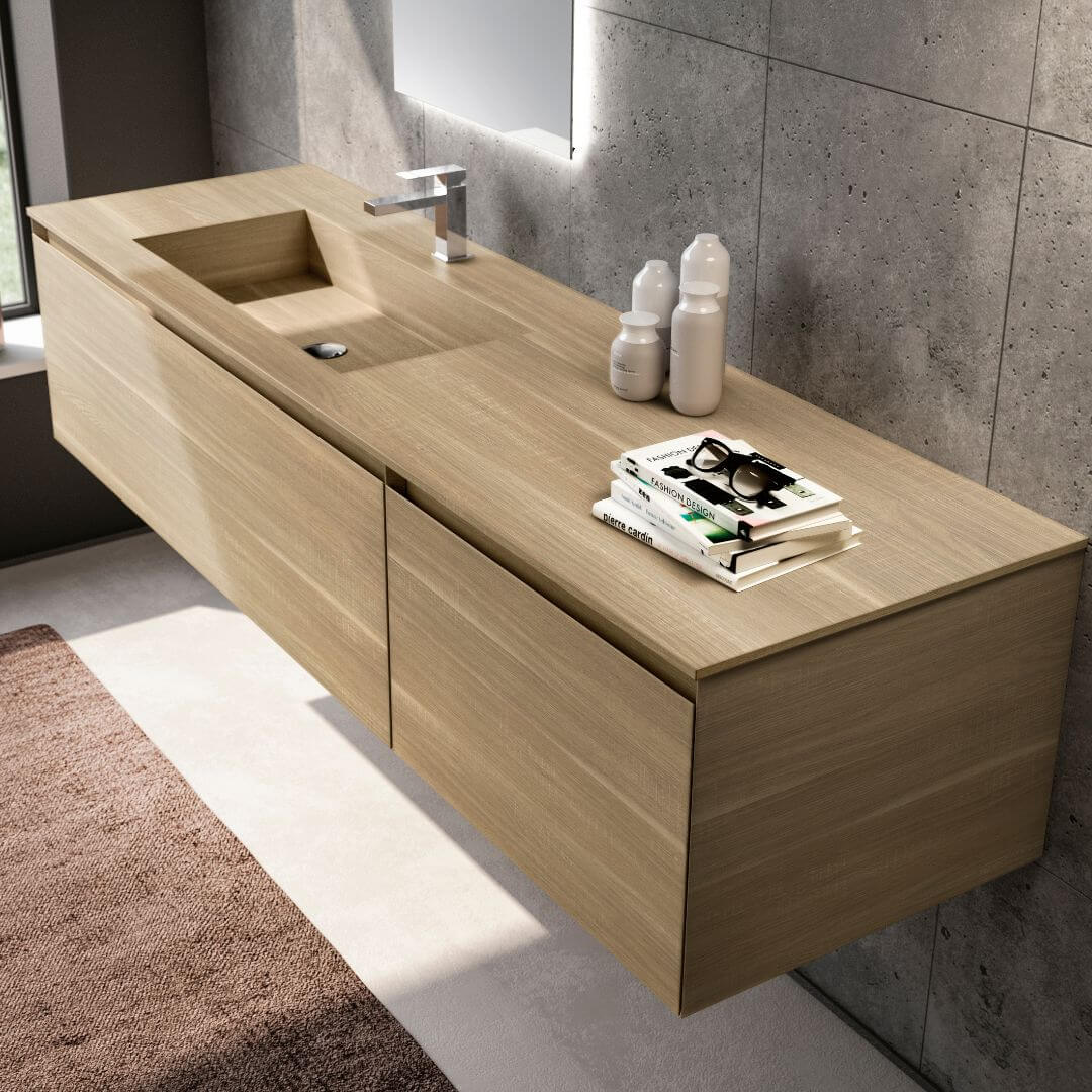 Extreme 02 - 1800 Vanity & Integrated basin