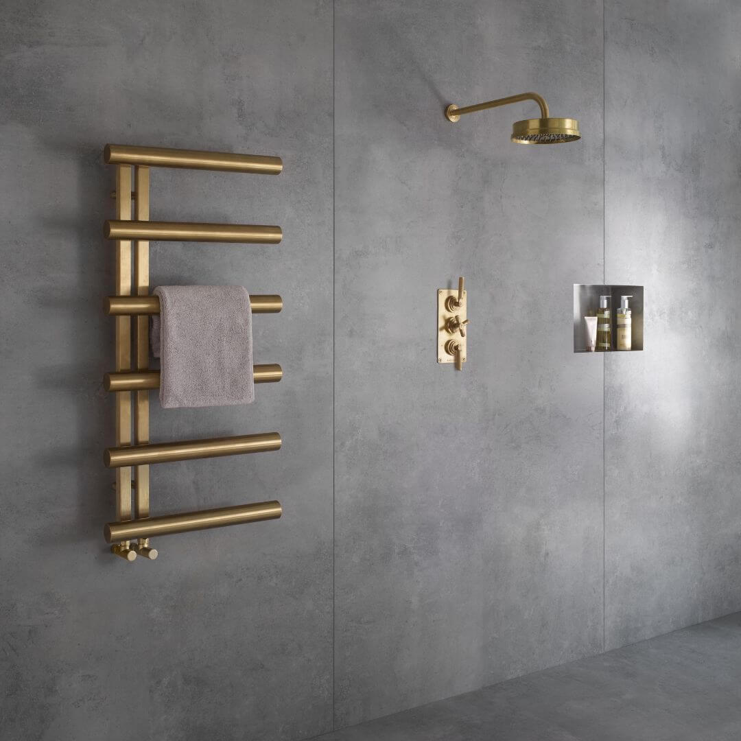 Chime electric brushed brass