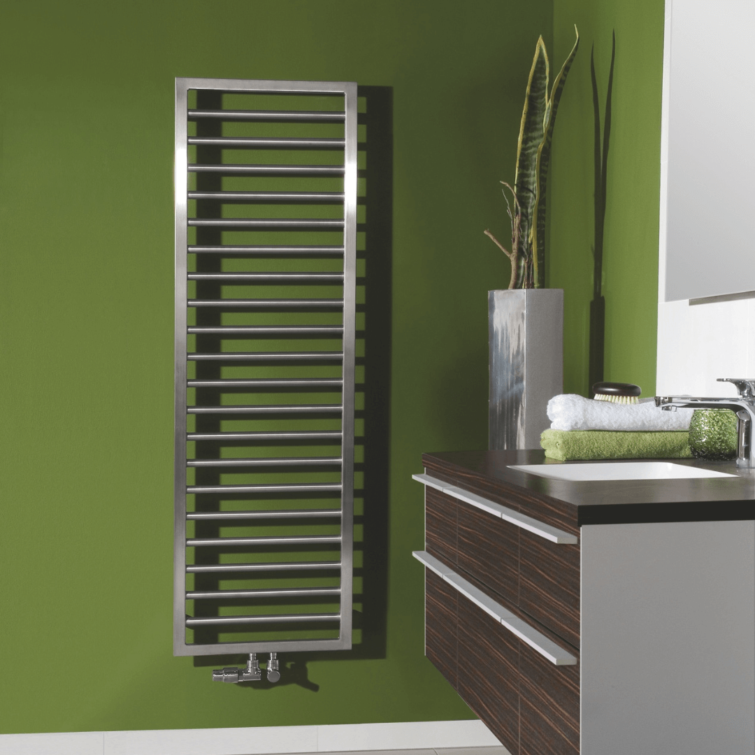 Chrome Subway Electric Radiator in Bathroom 2