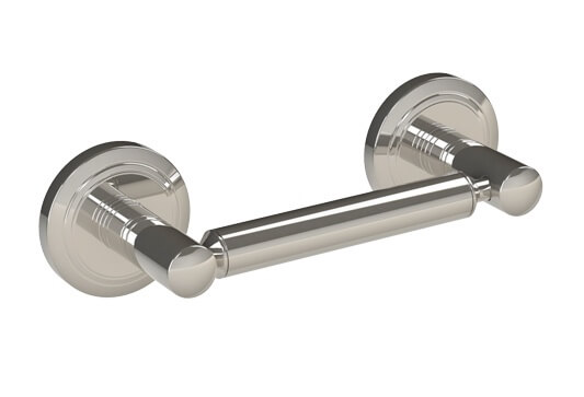 Miller Oslo Polished Nickel Double Post Toilet Roll Holder
