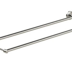 Miller Oslo Polished Nickel Double Towel Rail