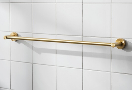 Miller Bond Brushed Brass Towel rail
