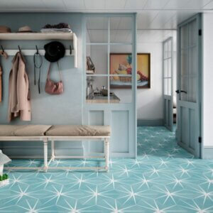 starline blue nat hexagon