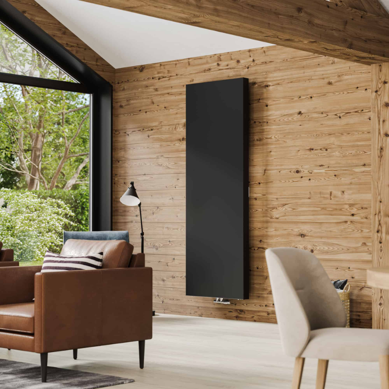 Net Zero vertical fan coil radiator