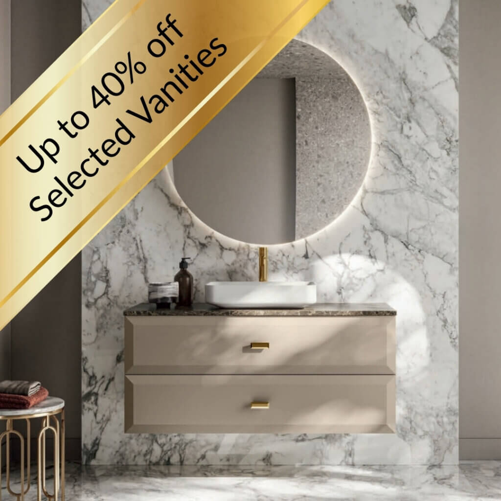 Up to 40% off Selected Vanity Units