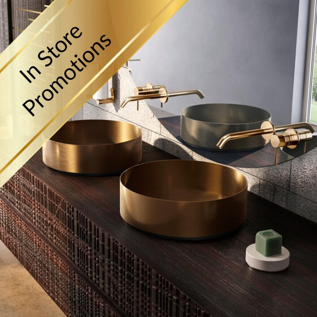 In Store Promotions on Luxury Brass Wear